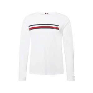 TOMMY HILFIGER Tričko  bílá / červená / noční modrá