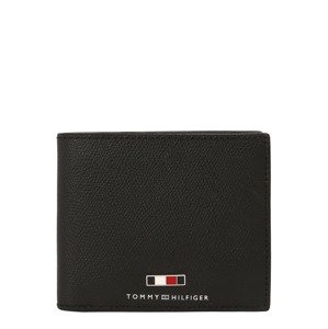 TOMMY HILFIGER Peněženka  černá / bílá / červená