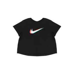 Nike Sportswear Tričko  nebeská modř / světle červená / černá / bílá