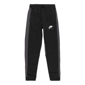 Nike Sportswear Kalhoty  černá / šedá