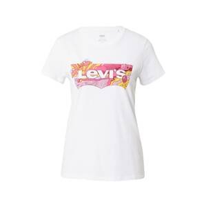 LEVI'S Tričko  žlutá / oranžová / pink / bílá