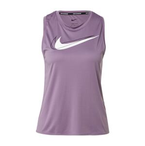 NIKE Sportovní top  fialová / černá / bílá