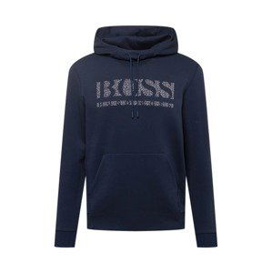 BOSS ATHLEISURE Mikina 'Soody 2'  námořnická modř / bílá