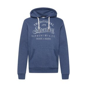 Superdry Mikina 'Mountain'  královská modrá / šedá