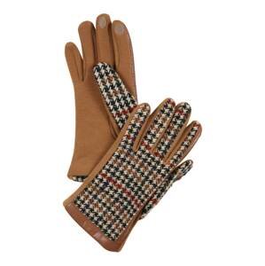 ESPRIT Prstové rukavice  karamelová / černá / červená / béžová / bílá