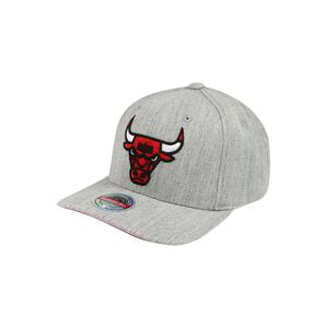 Mitchell & Ness Cap 'TEAM HEATHER'  šedý melír / bílá / černá / červená