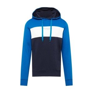 JACK & JONES Mikina 'ONSE'  nebeská modř / tmavě modrá / bílá