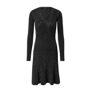 STEFFEN SCHRAUT Úpletové šaty 'Roxy'  černá / stříbrná