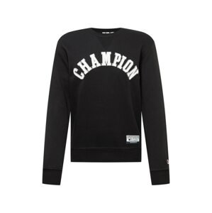 Champion Authentic Athletic Apparel Mikina  černá / bílá