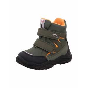 SUPERFIT Sněhule 'Glacier'  khaki / oranžová / černá