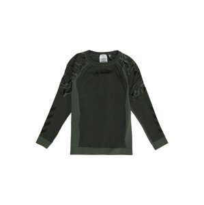 Hummel Funkční tričko  olivová / tmavě zelená / černá