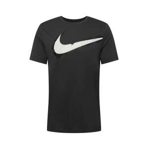 NIKE Funkční tričko  černá / bílá