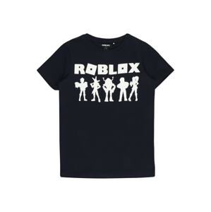 NAME IT Tričko 'Roblox'  námořnická modř / bílá