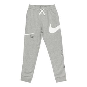 Nike Sportswear Kalhoty  šedý melír / bílá / černá