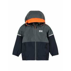 HELLY HANSEN Outdoorová bunda 'SOGN'  námořnická modř / tmavě šedá / svítivě oranžová