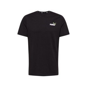 PUMA Funkční tričko  černá / bílá / zelená