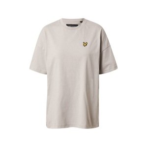 Lyle & Scott Oversized tričko  zlatě žlutá / světle šedá / černá