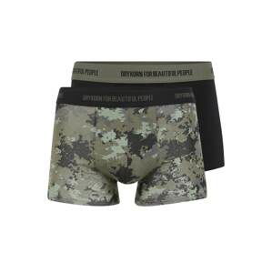 DRYKORN Boxershorts 'CORBIN'  černá / khaki / světle zelená