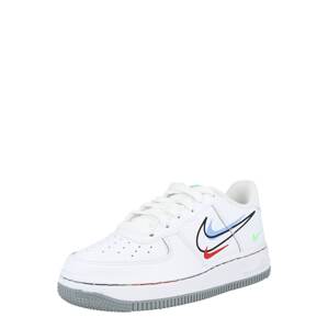 Nike Sportswear Tenisky 'Air Force 1'  bílá / světlemodrá / černá / červená / svítivě zelená