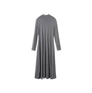 MANGO Úpletové šaty 'Frima'  šedý melír