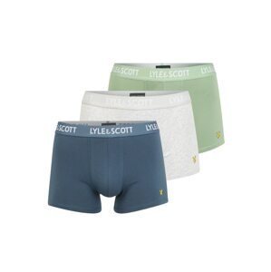 Lyle & Scott Boxerky 'Barclay'  modrá / bílá / pastelově zelená / šedý melír / žlutá / černá