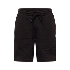 PUMA Sportovní kalhoty 'Downtown'  černá / bílá