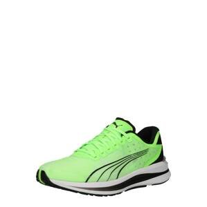 PUMA Sportovní boty  svítivě zelená / černá
