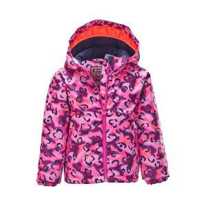 KILLTEC Outdoorová bunda  fialová / svítivě oranžová / pink