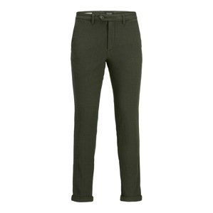 JACK & JONES Chino kalhoty 'Marco Connor'  olivová