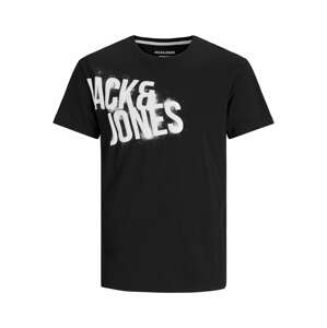 Jack & Jones Junior Tričko  černá / bílá