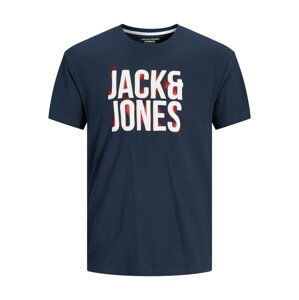 Jack & Jones Junior Tričko  modrá / námořnická modř / červená