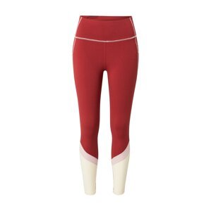 ROXY Sportovní kalhoty 'ANY OTHER DAY'  růžová / červená / přírodní bílá