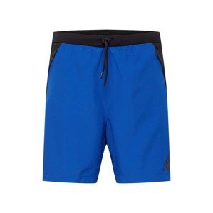 ADIDAS PERFORMANCE Sportovní kalhoty  kobaltová modř / černá