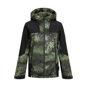 Jack & Jones Junior Jacke 'Dexter'  zelená / tmavě zelená / černá / mátová