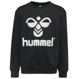 Hummel Sportovní mikina  černá / bílá