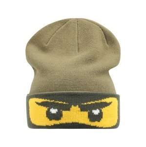 LEGO WEAR Čepice 'ANTONY'  khaki / žlutá / bílá / černá