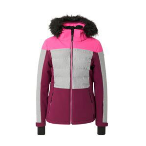 KILLTEC Outdoorová bunda  šedá / pink / tmavě růžová