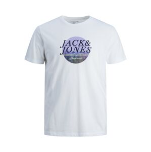 JACK & JONES Tričko  bílá