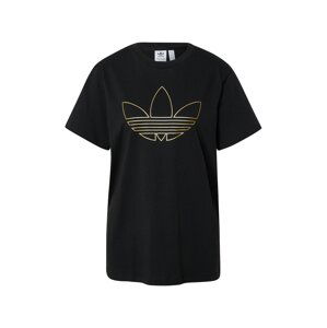 ADIDAS ORIGINALS Tričko  černá / zlatá