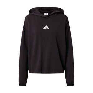 ADIDAS PERFORMANCE Sportovní mikina  černá / bílá