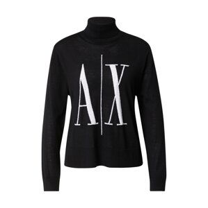 ARMANI EXCHANGE Svetr  černá / bílá