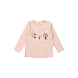 BASEFIELD Tričko  pastelově růžová / bílá / opálová / grafitová / melounová