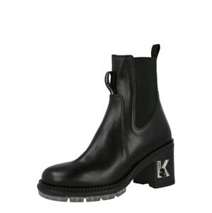 Karl Lagerfeld Chelsea boty 'LANCER II'  černá / stříbrná