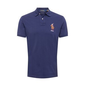 Polo Ralph Lauren Tričko  tmavě modrá / bílá / hnědá / červená