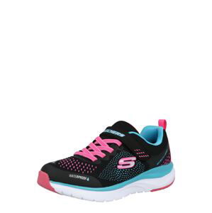 SKECHERS Tenisky  světlemodrá / pink / černá