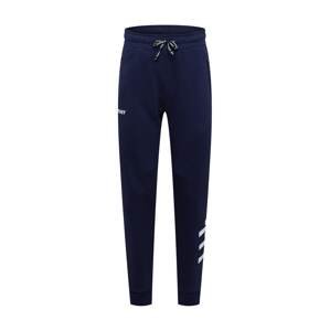 Superdry Sportovní kalhoty  noční modrá / bílá