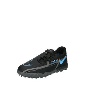 NIKE Sportovní boty 'Phantom Academy'  černá / svítivě modrá / kámen
