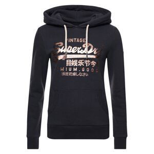 Superdry Mikina  růžově zlatá / antracitová