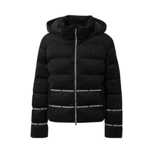 EA7 Emporio Armani Zimní bunda  černá / bílá