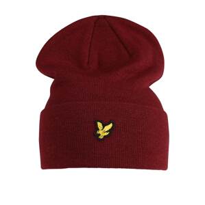 Lyle & Scott Čepice  burgundská červeň / žlutá / černá